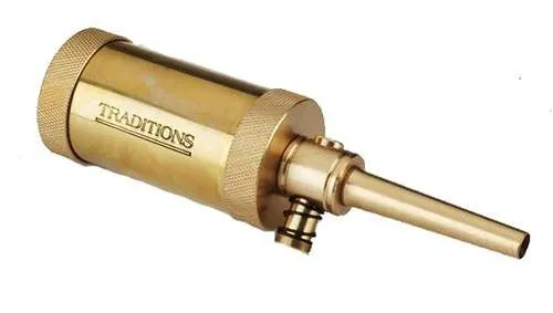 TRAD A1292 Field Tubular Flask with Brass Valve - Traditions