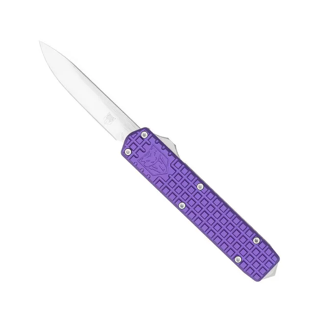 CobraTec SCTWPURM390DNS M390 Purple Tactical Knife - COBRATEC_KNIVES
