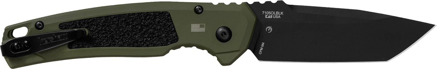 Kershaw Launch 16 7105OLBLK 3.45 In Tanto Plain Blade Knife - Kershaw