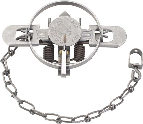 Duke Traps 0470 #1 1/2 Coil Spring Trap, Steel, Case of 12 - Duke Manufacturing Co.