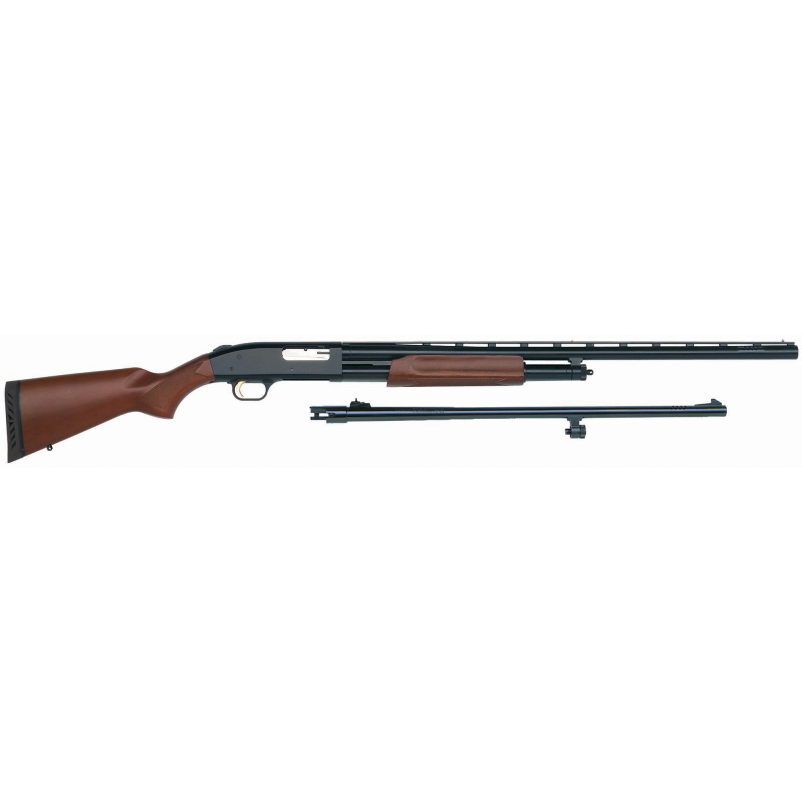 Buy Mossberg 54264 500 Combo Field/Deer 12 Gauge 5+1 3" 24"/28" Vent Rib Barrel, Dual Extractors, Blued Metal Finish, Wood Stock, Accu-Set Chokes online