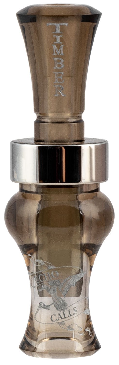 Buy Echo 77730 Timber Duck Call Smoke Gray Acrylic Single Reed Mallard online