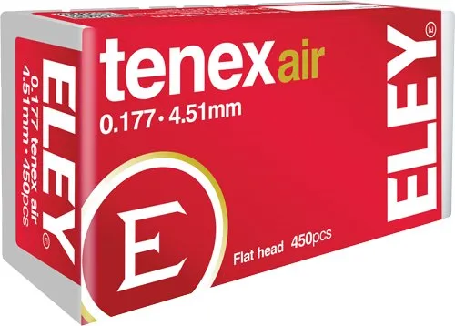 Eley 46130 Tenex Air Pellets .177 4.51mm 8.2 Grains 450-Pack - Eley - 4.51mm