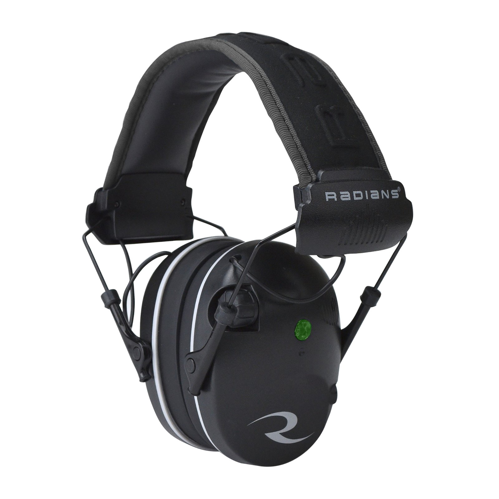 Buy Radians R-3200 Electronic Earmuff, 23 dB, Dual Mic, Black/Gray, Adult online