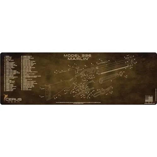 Cerus Gear RM-MRL-336-SCH-VBRN Cleaning Mat 36 In Vintage Brown