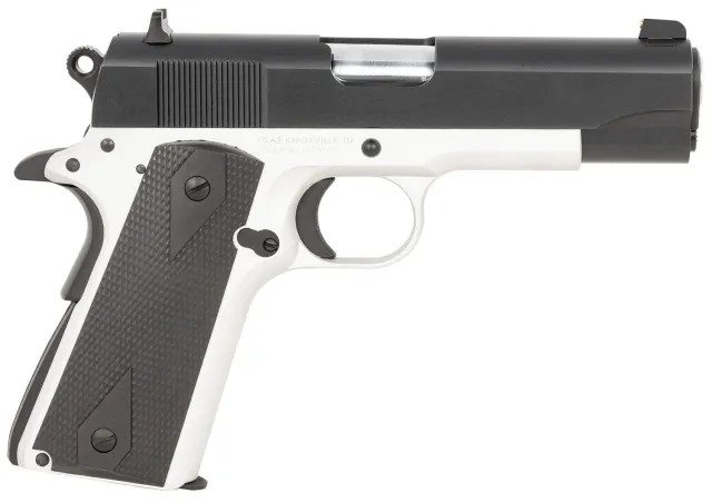 Tisas 10100128 1911 Aviator 45 ACP, Semi-Auto, 4.25" Barrel, Black Cerakote Finish, Precision Shooting Pistol - SDS Imports - 45 ACP