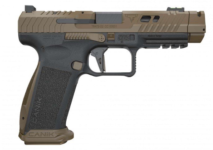 Canik TTI Combat 9mm 18+1 Bronze Semi-Auto with Optics Cut & 2 Magazines - CANIK - 9mm