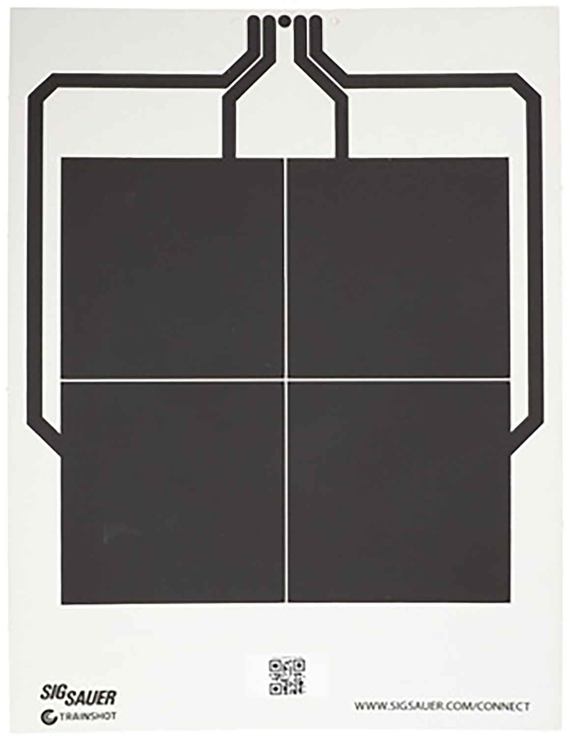 Buy Sig Sauer SCT356 T300 4-Square Hanging Target Black/White online