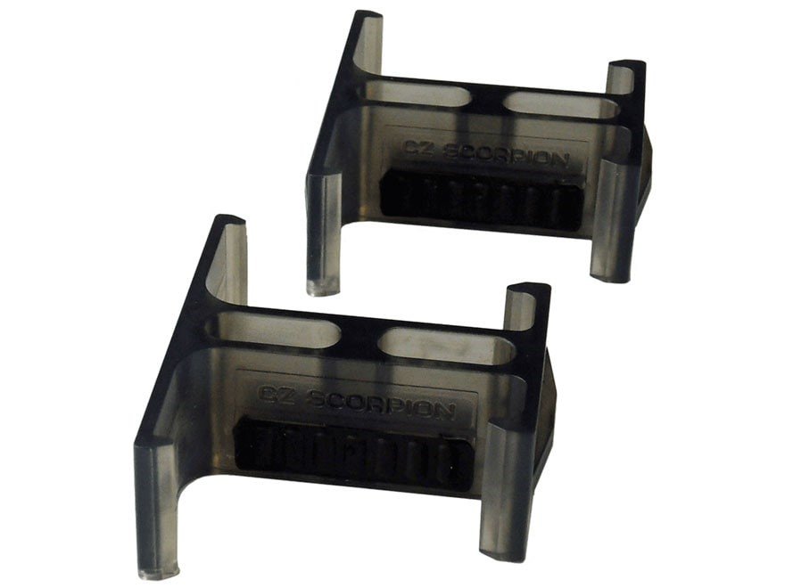 CZ Scorpion Mag Coupler Set 19888 2/30 Round Smoke Finish - CZ-USA - 30+1