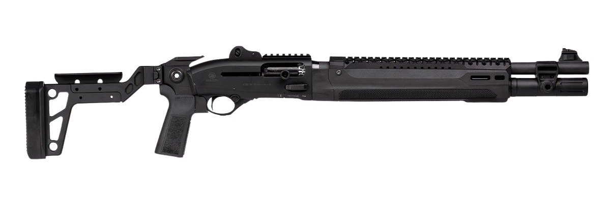 Buy Langdon Tactical Tech LTT1301HBCFBLK Beretta 1301 3" 7+1 18.50" Black Heat Shield Barrel, Black Anodized Aluminum Receiver, Black Chisel Folding Synthetic Stock, Beretta Patrol Forend online