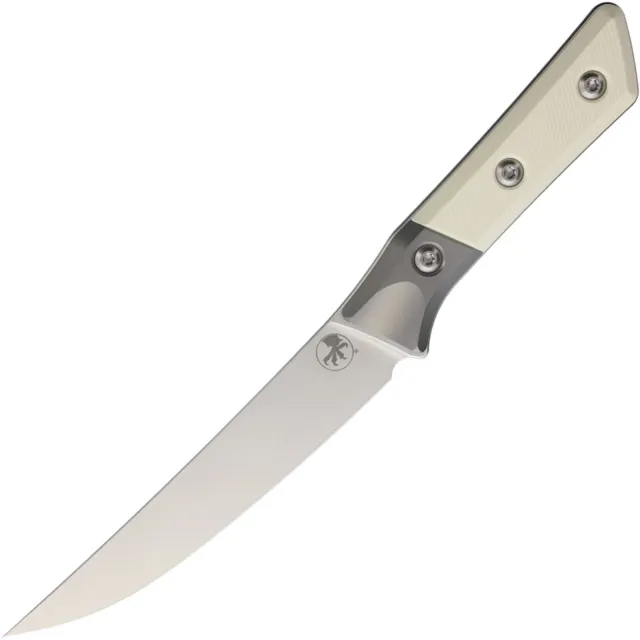 Microtech 3100B-10IV Boning Knife 6.125 In Stonewash Ivory G-10 - MICROTECH for sale at Iron and Lace