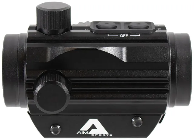AIMSPORT 1x20mm Dual Illuminated 5 MOA Micro-Dot Sight (RD120PE) - AIM Sports - 20 MM