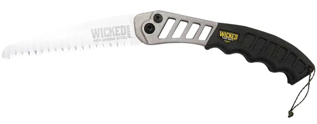 Wicked Tree Gear WTG001 Hand Saw Folding 7" High Carbon Steel Blade...