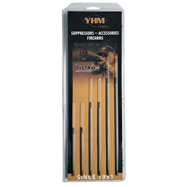 Yankee Hill Victra-20 Shotgun Suppressor Rod Kit 4/6/8in YHM-1315 - Yankee Hill Machine Co. - 20 Gauge