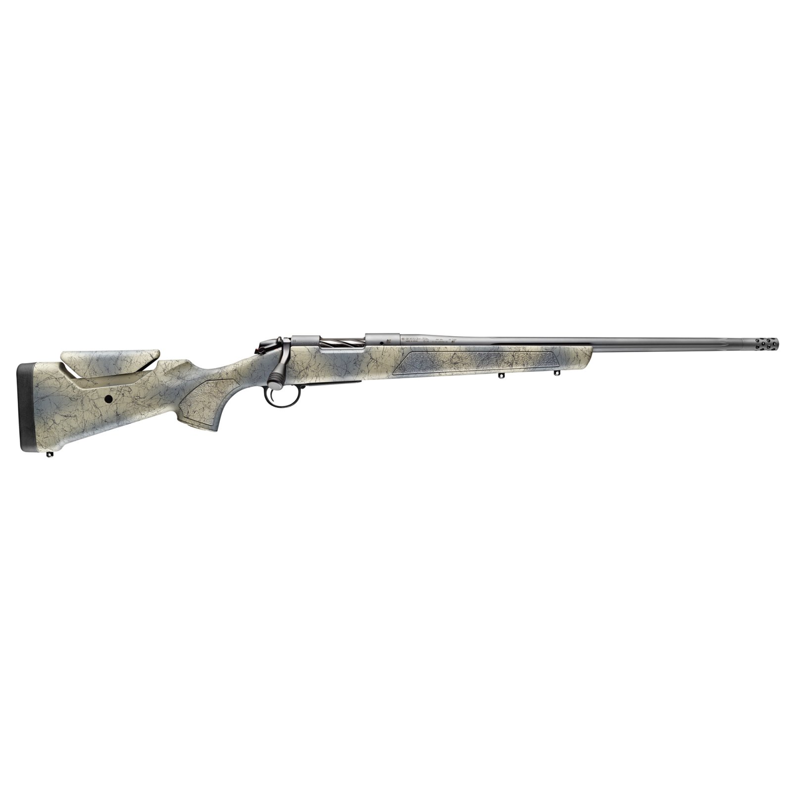 Bergara B-14LM802 B-14 Wilderness 7MM REM MAG Rifle Sniper Grey Camo - Bergara - 7mm Rem Mag