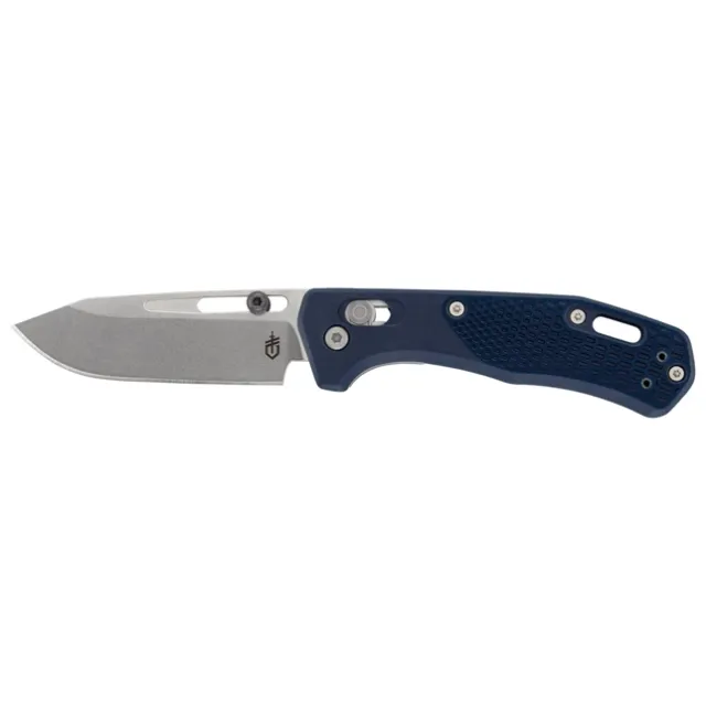 Gerber Assert MagnaCut Folding Knife Stonewash Handle LinerLock - Gerber