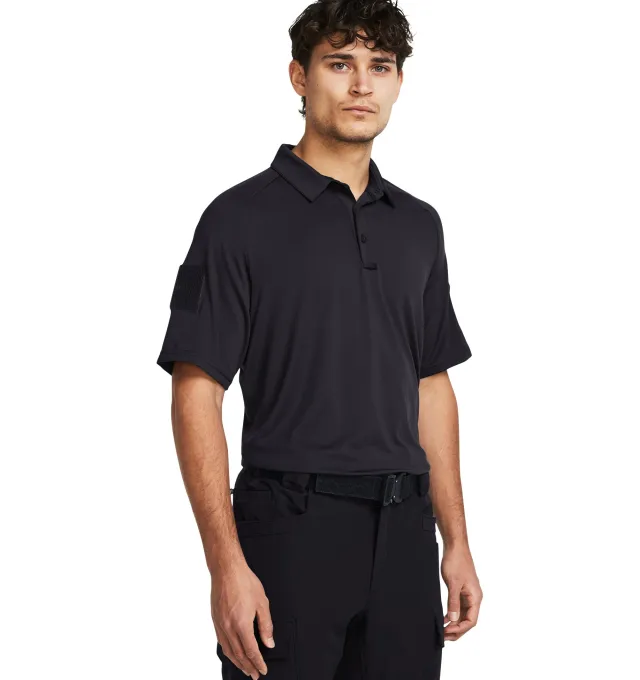 Under Armour Men's UA Tac Elite Polo HeatGear Stretch Moisture-Wicking