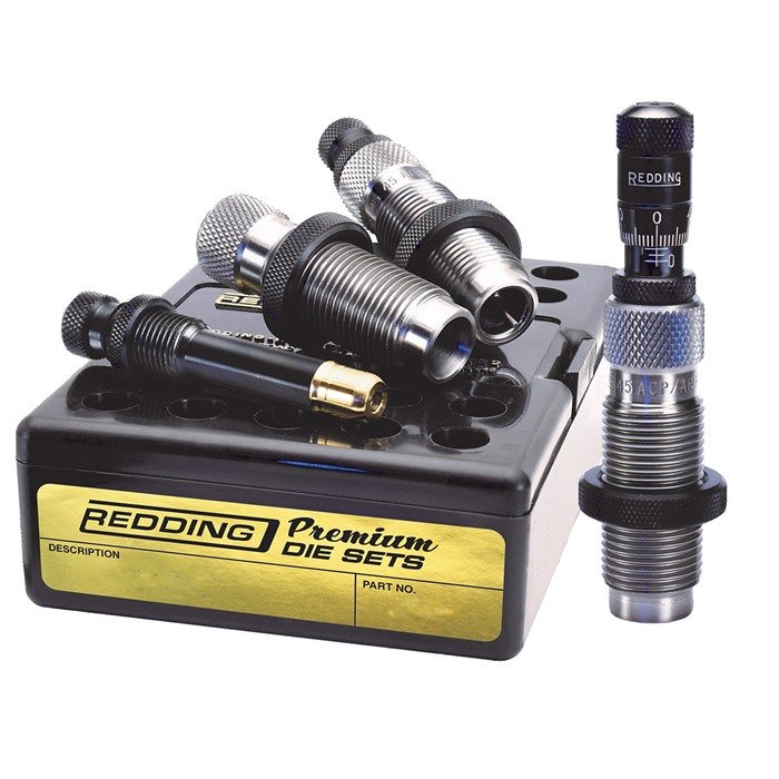 Redding 66191 45 Colt Premium Handgun Die Set - Redding Reloading Equipment - 45