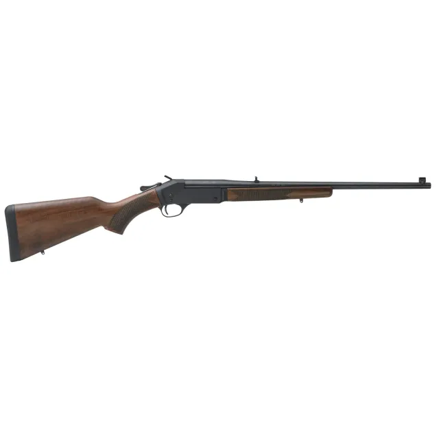 Henry H015243 Single Shot 243 Win 1rd 22" Blued Round Barrel American Walnut Right Hand - Henry Repeating Arms - 243 Win