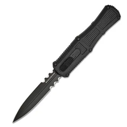 Benchmade 3370SGY Claymore OTF Dagger 3.89" Smoke Gray Blade Black Handle