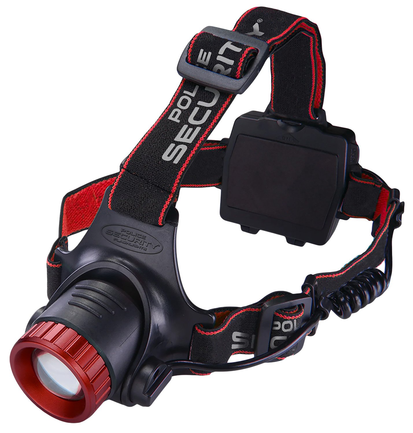 Police Security 98070 Lookout Headlamp White 1000 Lumens 4AA 3 Modes - Police Security Flashlights - 300/1000 LUMENS