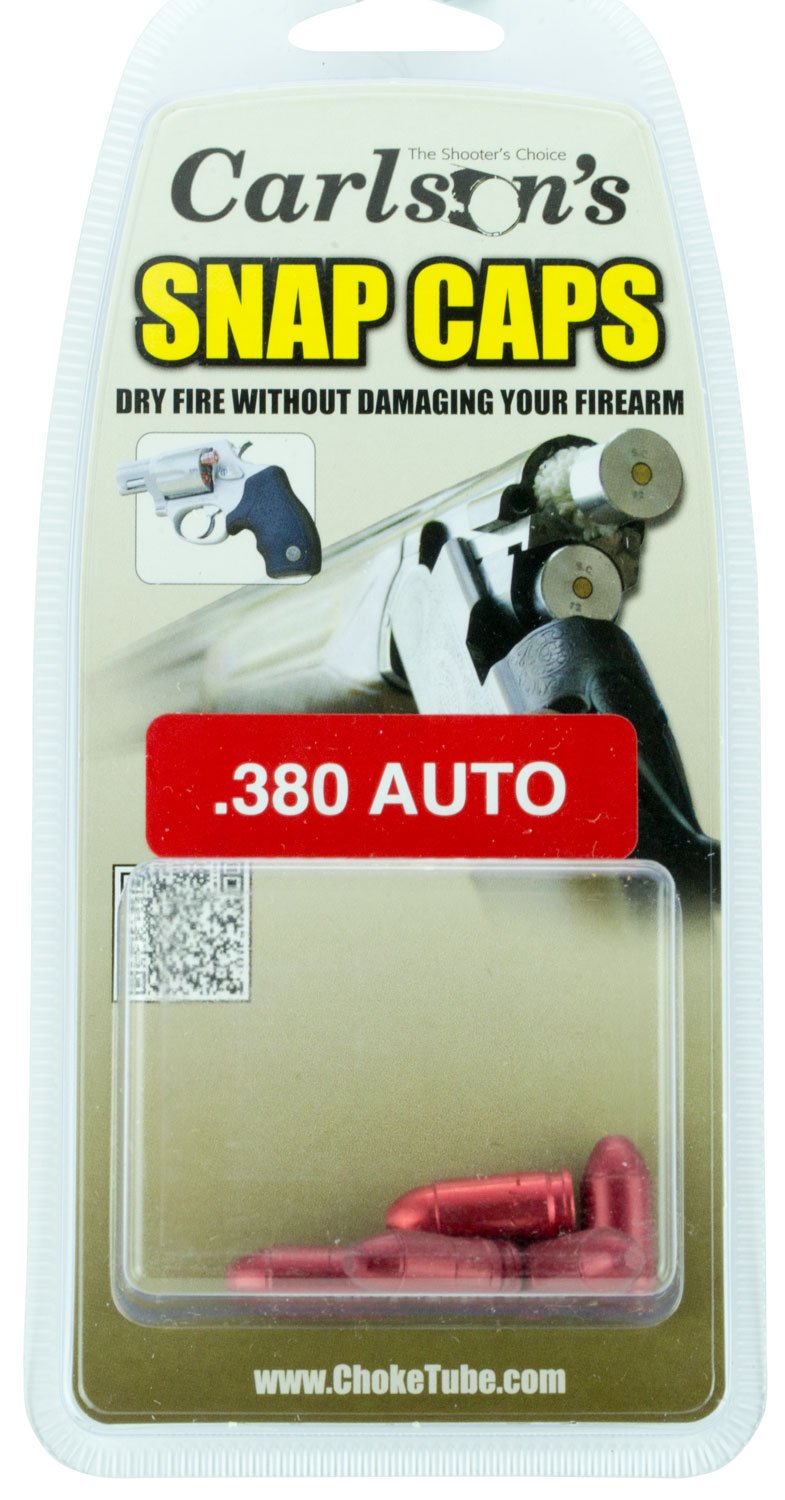 Carlson's 00063 Snap Cap Pistol .380 ACP 5-Pack Aluminum Training Tool - Carlson - 380 AUTO
