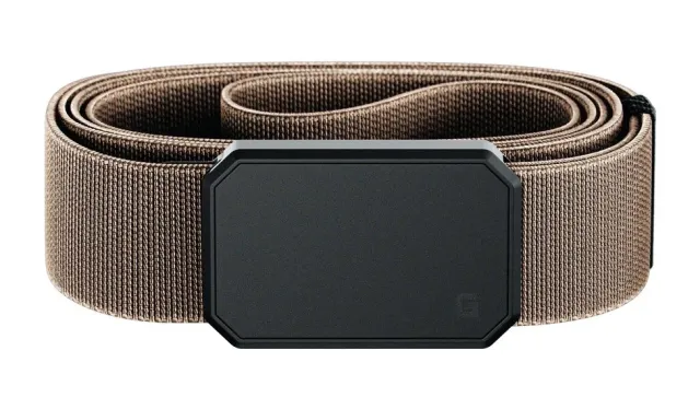 Groove B1-047-OS OG Belt Coy Tan/Soft Blk - GROOVE for sale at Iron and Lace