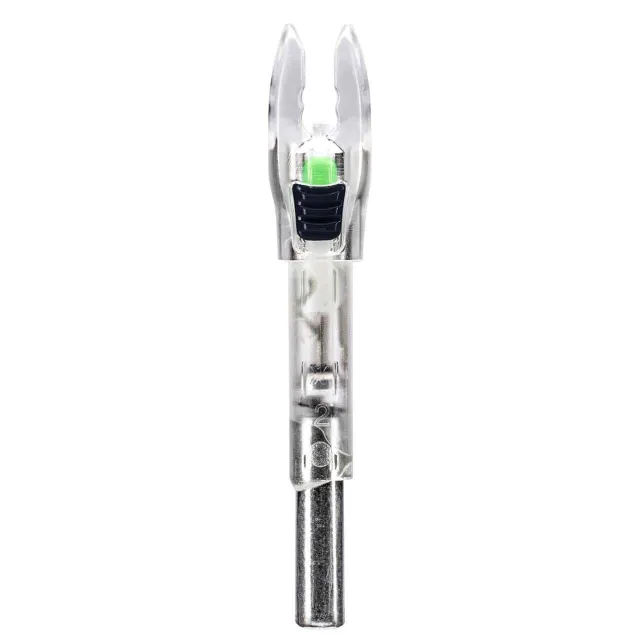 Nockturnal NT-814 Lighted Nocks Green G 3pk, Bowstring-Activated, .166 ID
