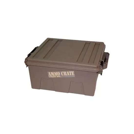 MTM Case-Gard ACR7-18 Ammo Crate Utility Box Dark Earth Polypropylene - MTM Case-Gard
