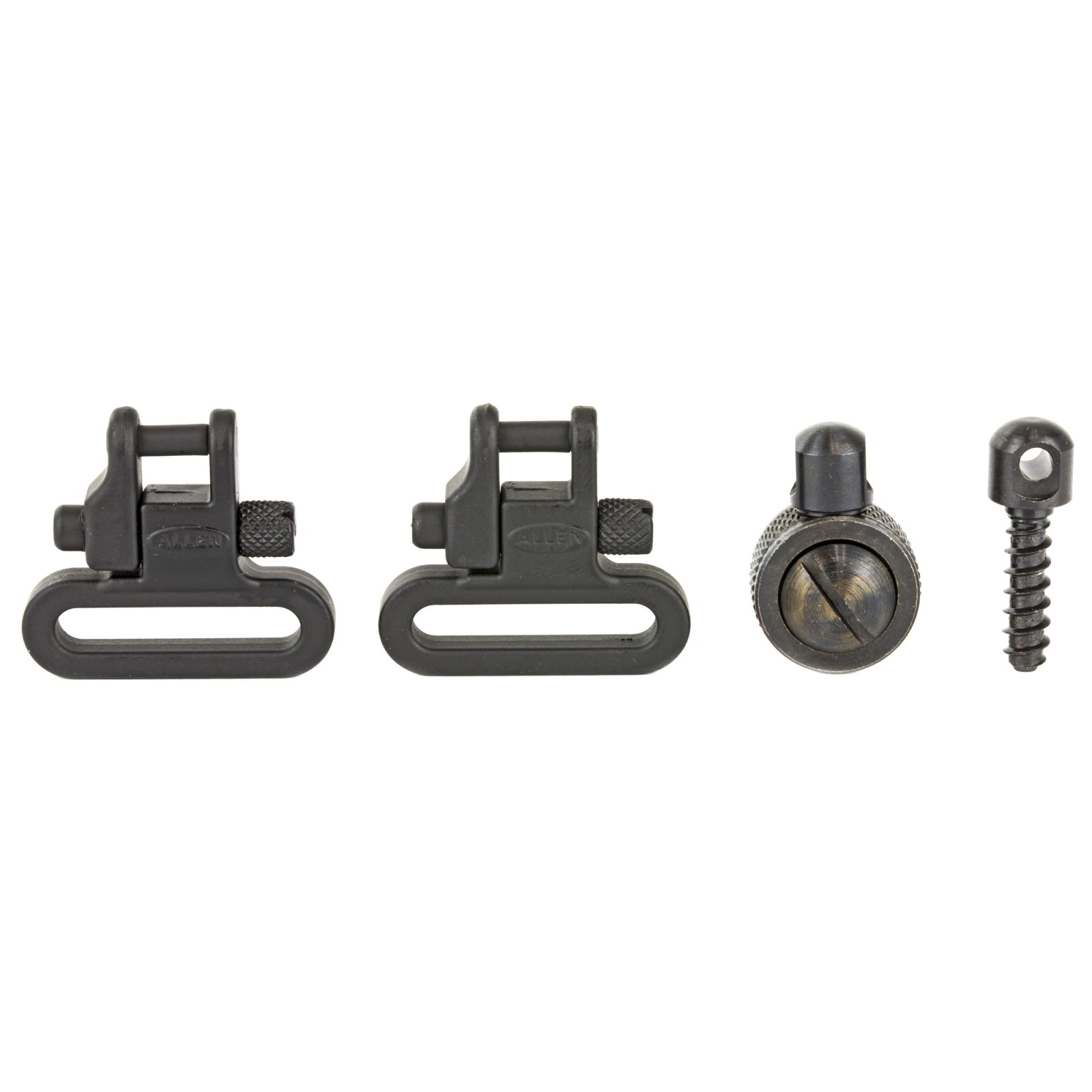 Allen 14430 Shotgun Sling Swivel Set 1 In Black For Pump/Semi-Auto