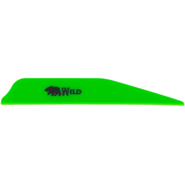 Buy Bohning Wild Vanes 3 In Neon Green 100 Pack Fletchings online