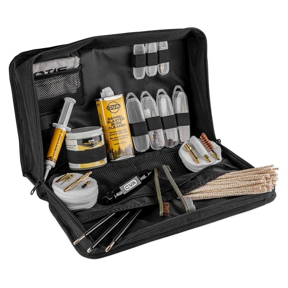CVA AA1723 Deluxe Muzzleloading Cleaning Set with Rotating Handle Rod - CVA - .40, .45, .50