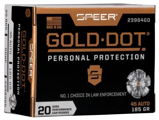 SPEER GOLD DOT 45ACP 185GR GDHP - CCI - 45ACP