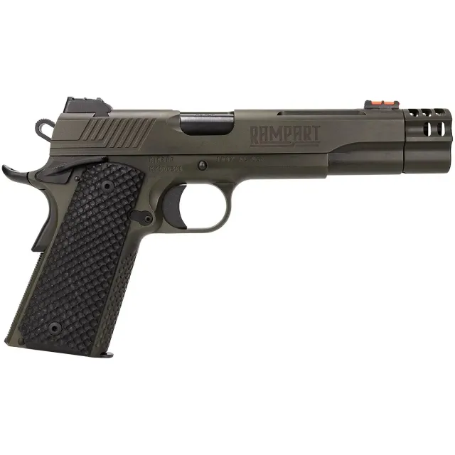 Buy Kimber 3000466 Rampart 45ACP 5" 8rd OD Green Cerakote, HIVIZ Sights online