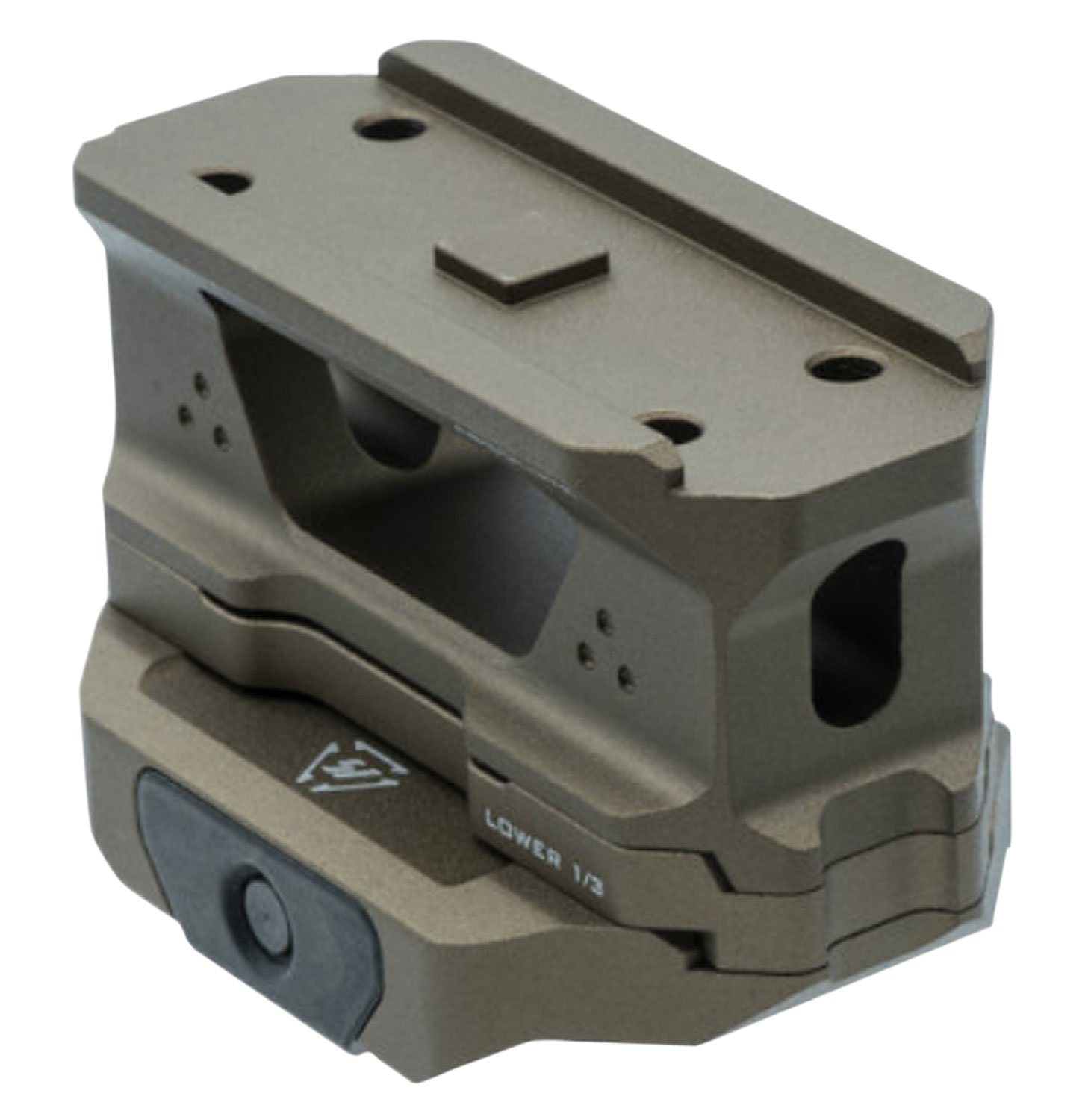 Buy Strike Industries SI-T1 Riser Mount FDE 1 In 6061-T6 Aluminum Low Profile online
