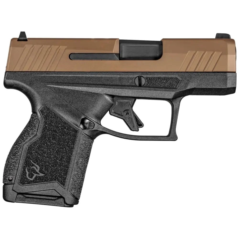 Taurus GX4 9mm Black/Coyote Pistol: Striker-Fired, Single Action, 11-Round Capacity, 3.06" Barrel, Alloy Steel Slide, Polymer Grip - Taurus International Manufacturing, Inc. - 9mm