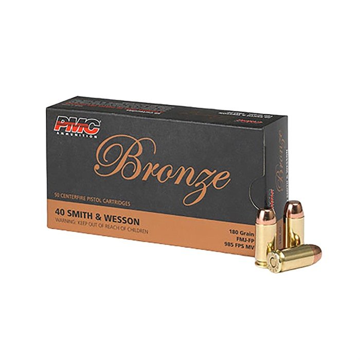 Buy PMC Bronze 40 S&W Handgun Ammunition 180 Gr FMJ 98 online