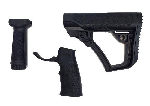 Daniel Defense 2810206145006 Collapsible Buttstock Pistol Grip-Vertical ... - Daniel Defense