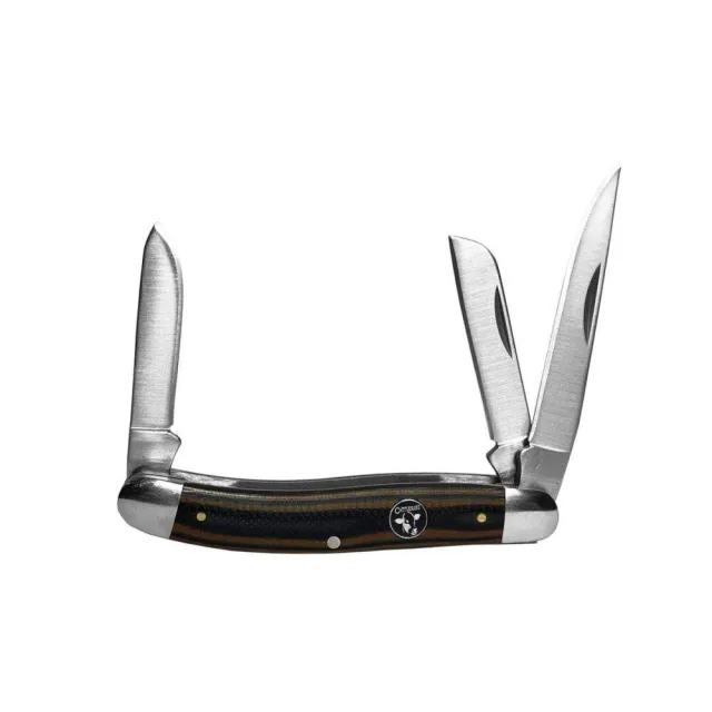 Buy ABKT Cattleman Stockman Cowhand Series Knife 3 Blades Brown online