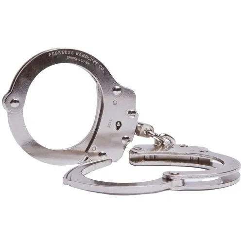 Peerless 700C Chain Link Handcuff Nickel Finish, Carbon Steel, 10 oz.