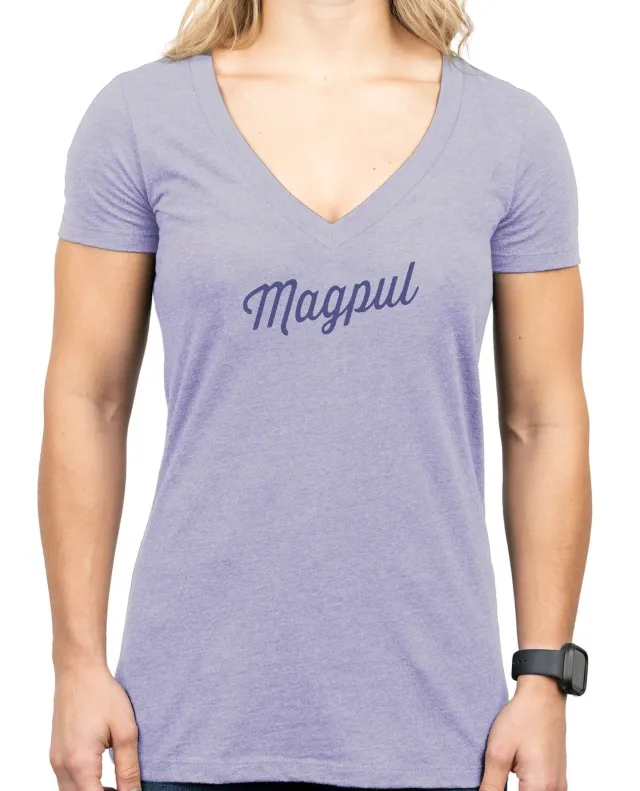 Magpul MAG1336-530-3X Women's Rover Script T-Shirt Orchid Heather 3XL - Magpul Industries