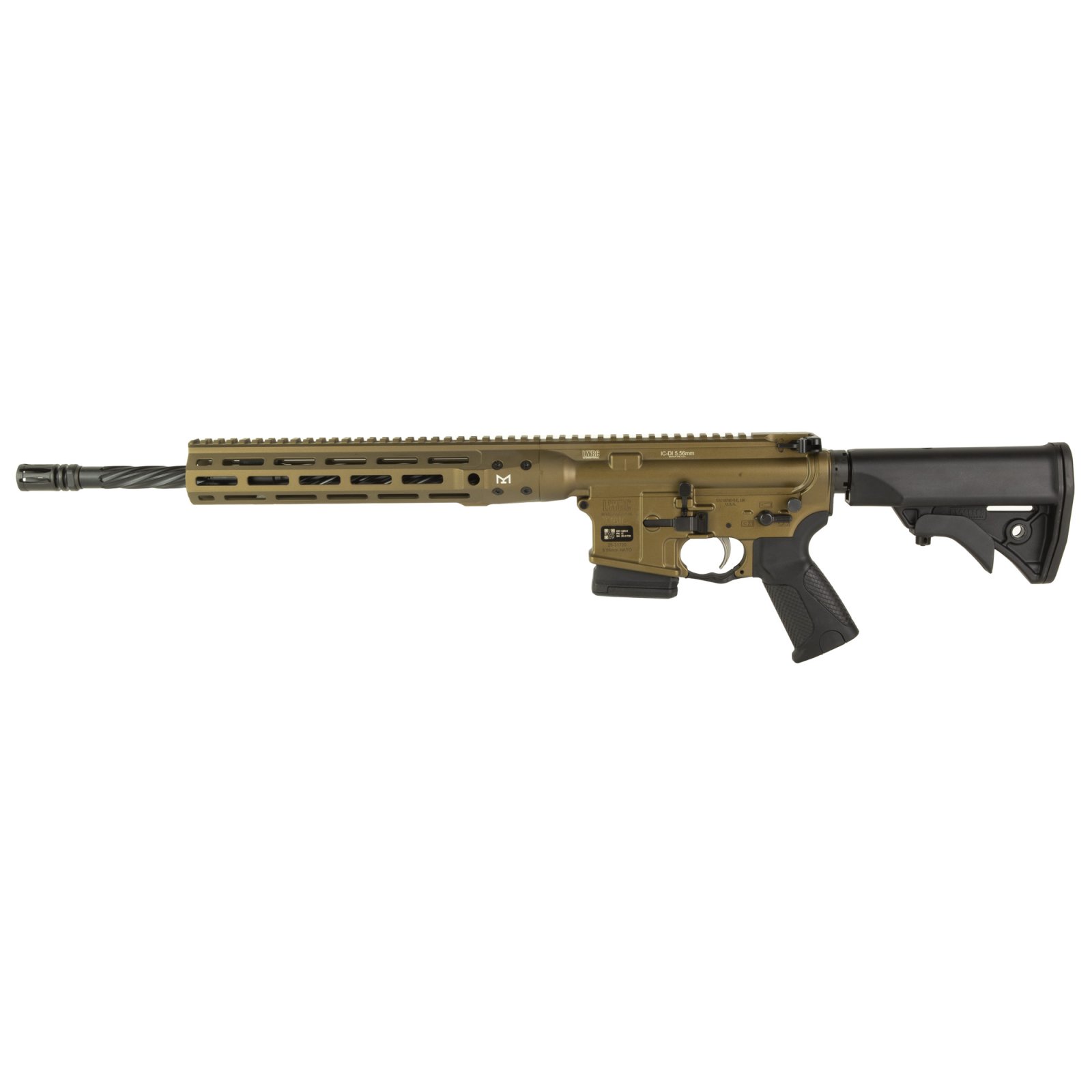 Buy LWRC ICDIR5BB16MLCAC 223/556 Rifle, 16.1" Barrel, Bronze, 10Rd, CA Compliant online
