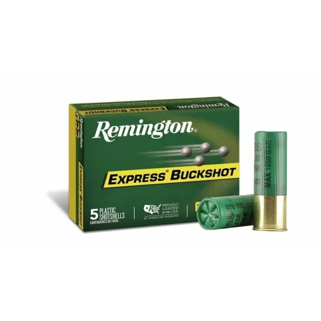Remington 20622 12 Gauge 2.75 in 0 Buckshot 12 Pellets 5 Rounds - Remington Arms Company, LLC - 12 Gauge