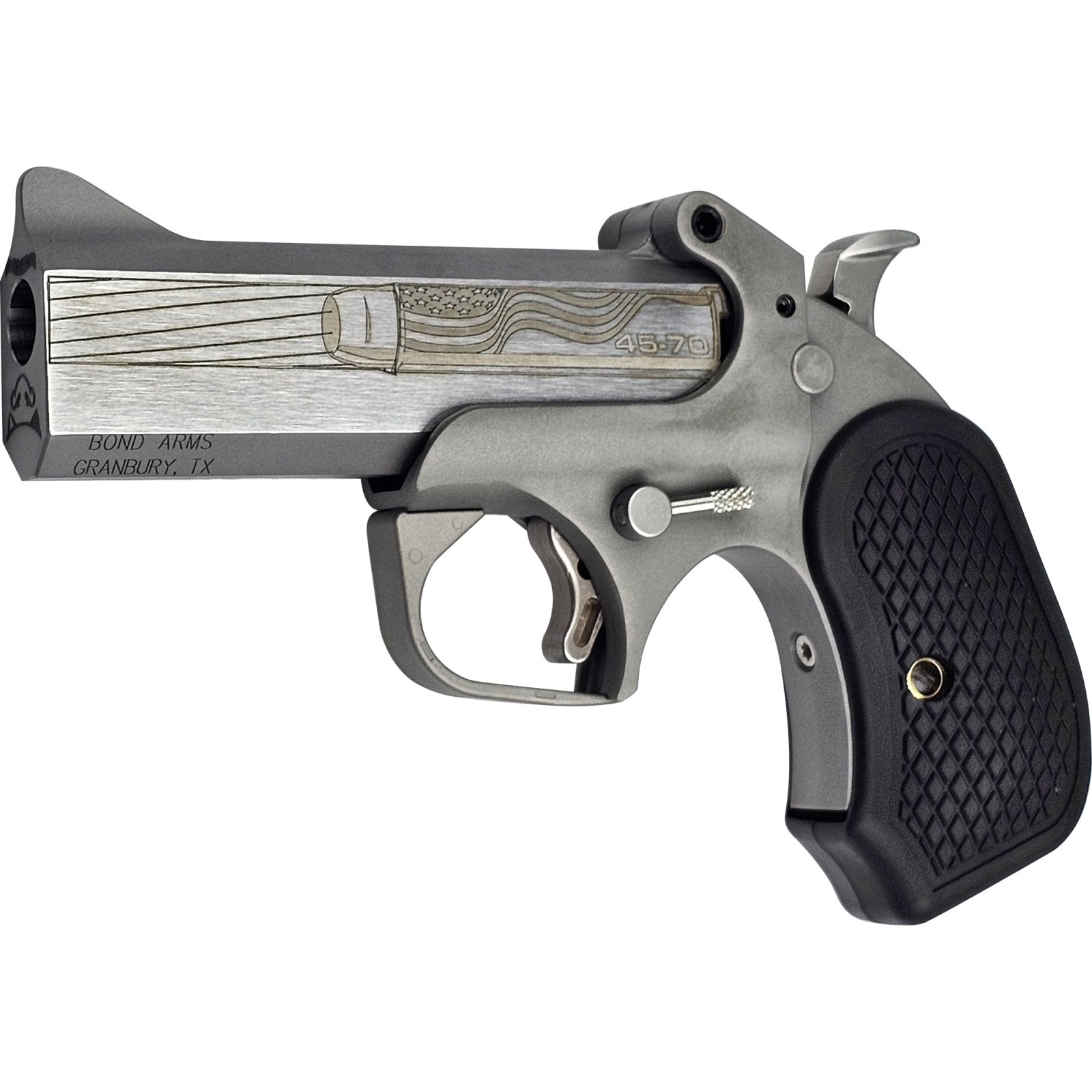 Bond Arms BACY-250TH-45-70 .45-70 GOVT 4.25 In Bead-Blasted Stainless - Bond Arms - 45-70 Govt