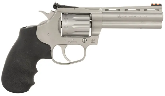 Colt KCOBRA22-SM4RFO .22 LR Revolver 4.25" SS Fiber Optic Sight 10-Rd - Colt - 22 LR