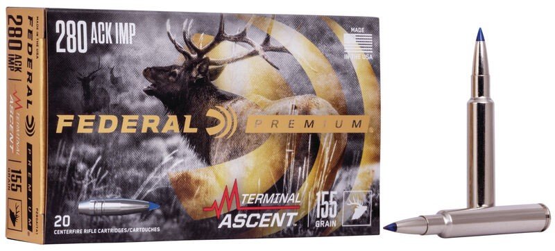 Buy Federal P280AITA1 280 Ackley Improved 155 Grain 20 Rounds Centerfire online