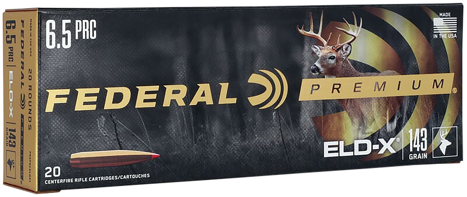 Buy Federal Premium ELD-X 6.5 PRC 143 Grain 20 Rounds P65PRCELDX1 online
