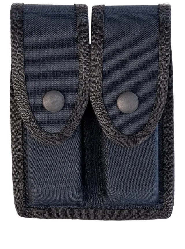 Gould & Goodrich Double Snap Mag Case Leather Belt Pouch