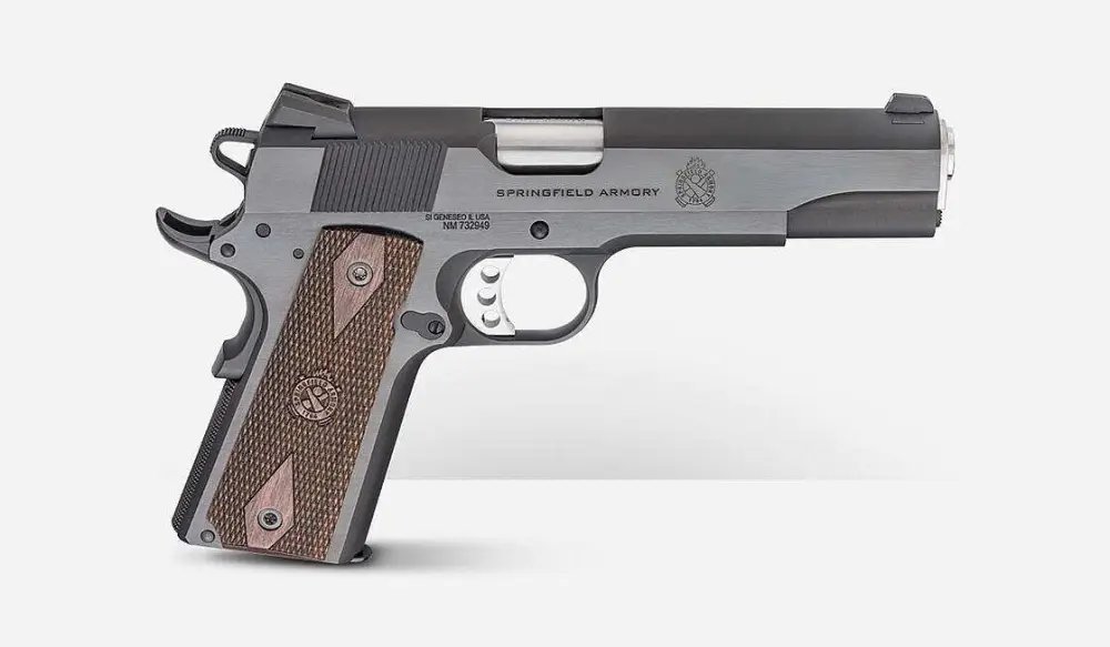 Springfield PX9420 1911 Garrison 45 ACP 5 in Blued Steel 7 Round Capacity