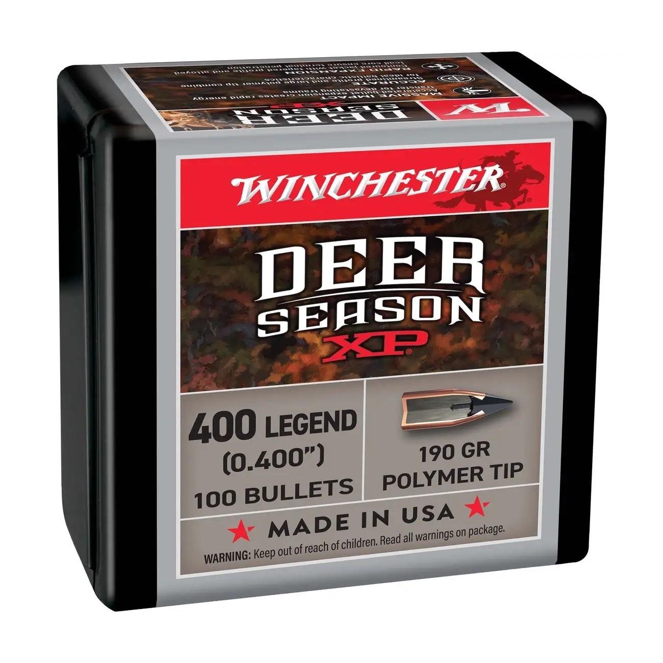 Winchester Deer Season XP Rifle Bullets 400 LEGEND 190 gr 100/ct - Winchester - 400 LEGEND